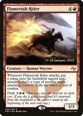 Flamerush Rider [Fate Reforged Promos] | Gate City Games LLC