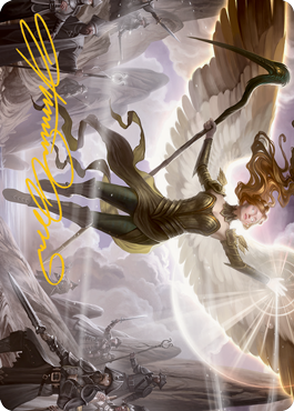 Sigarda's Splendor Art Card (Gold-Stamped Signature) [Innistrad: Midnight Hunt Art Series] | Gate City Games LLC