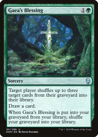 Gaea's Blessing [Dominaria] | Gate City Games LLC