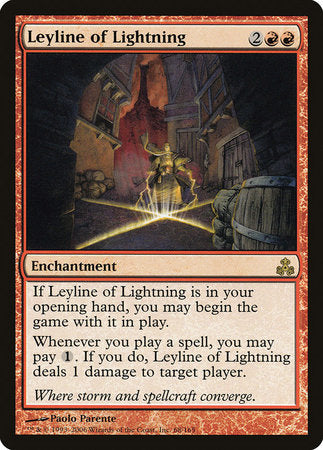 Leyline of Lightning [Guildpact] | Gate City Games LLC