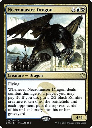 Necromaster Dragon [Dragons of Tarkir Promos] | Gate City Games LLC