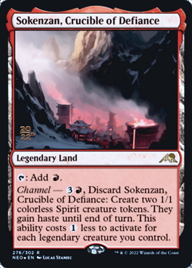 Sokenzan, Crucible of Defiance [Kamigawa: Neon Dynasty Prerelease Promos] | Gate City Games LLC