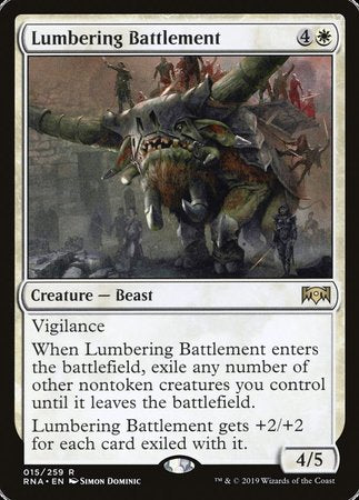 Lumbering Battlement [Ravnica Allegiance] | Gate City Games LLC
