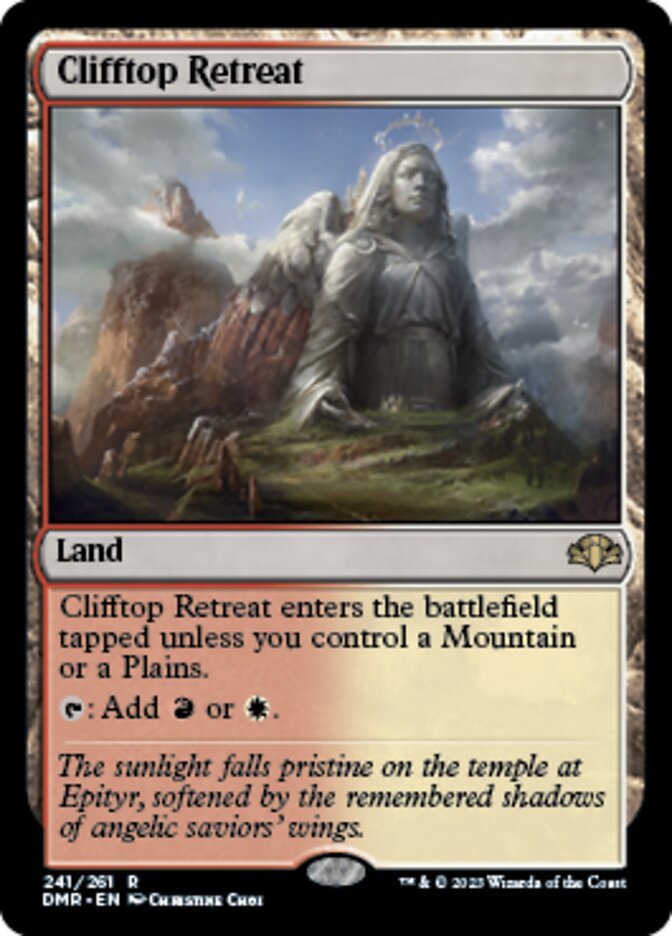 Clifftop Retreat [Dominaria Remastered] | Gate City Games LLC