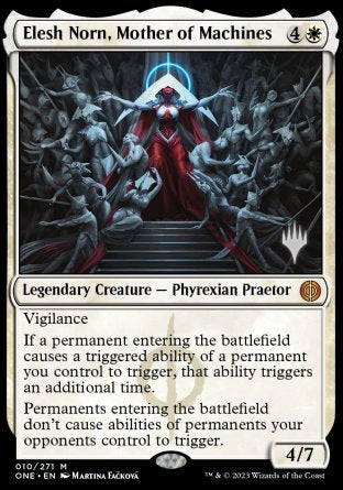 Elesh Norn, Mother of Machines (Promo Pack) [Phyrexia: All Will Be One Promos] | Gate City Games LLC