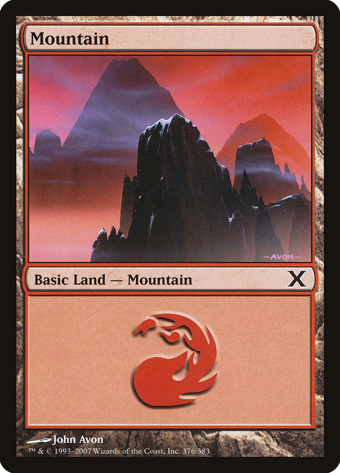 Mountain (376) [Tenth Edition] | Gate City Games LLC