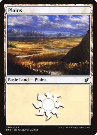 Plains (288) [Commander 2019] | Gate City Games LLC