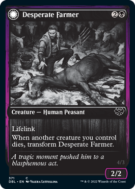 Desperate Farmer // Depraved Harvester [Innistrad: Double Feature] | Gate City Games LLC