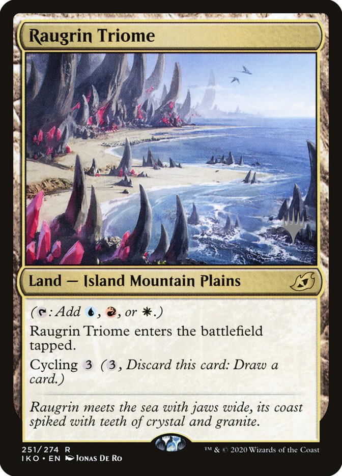 Raugrin Triome (Promo Pack) [Ikoria: Lair of Behemoths Promos] | Gate City Games LLC