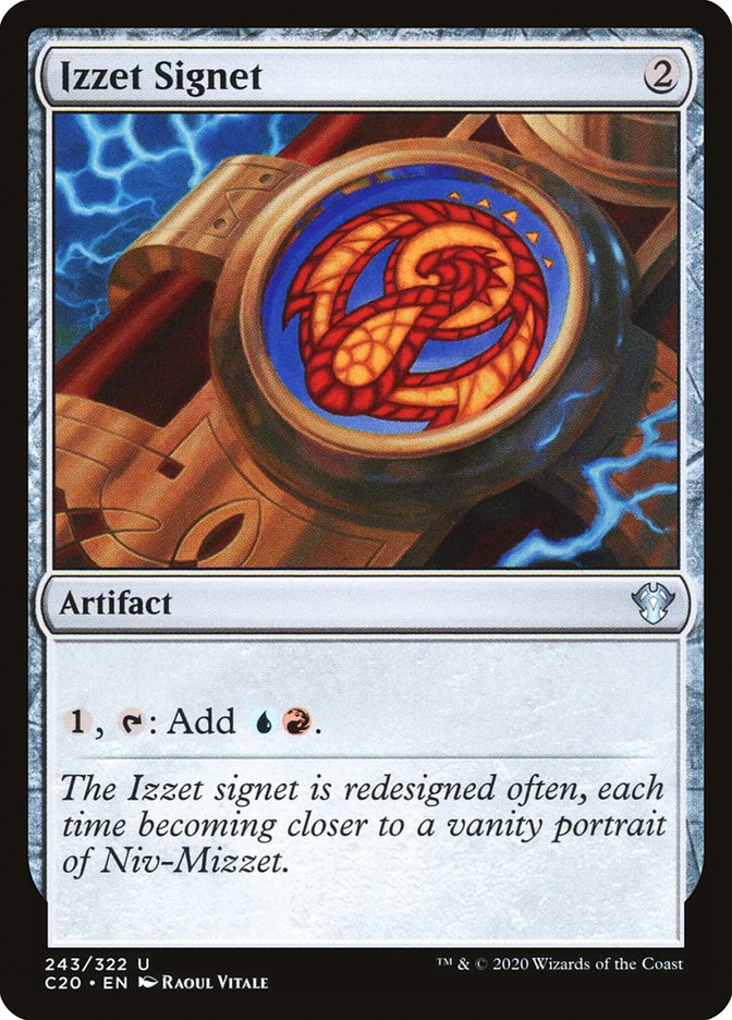 Izzet Signet [Commander 2020] | Gate City Games LLC
