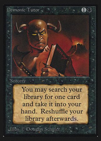 Demonic Tutor (CE) [Collectors’ Edition] | Gate City Games LLC