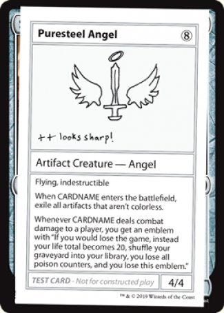 Puresteel Angel (2021 Edition) [Mystery Booster Playtest Cards] | Gate City Games LLC