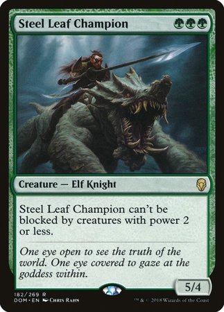 Steel Leaf Champion [Dominaria] | Gate City Games LLC