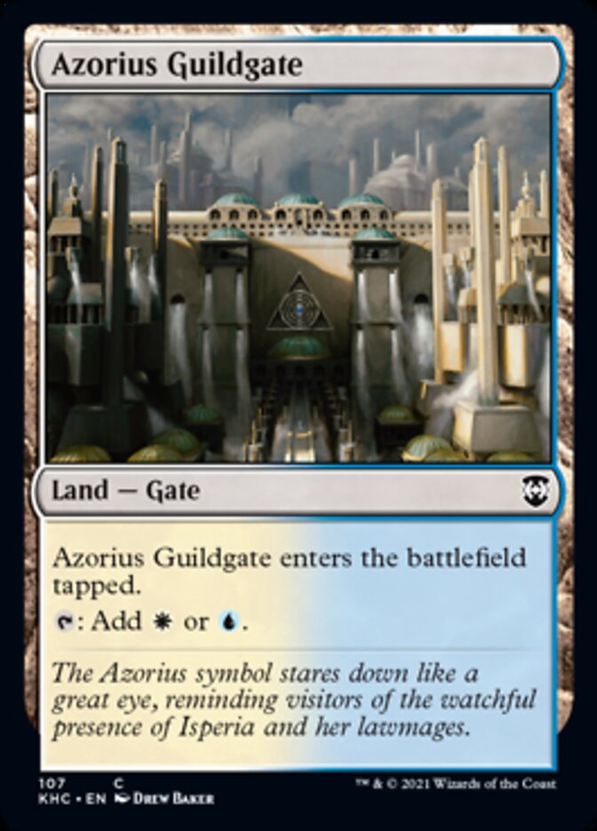 Azorius Guildgate [Kaldheim Commander] | Gate City Games LLC