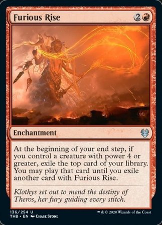 Furious Rise [Theros Beyond Death] | Gate City Games LLC