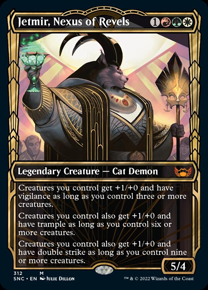 Jetmir, Nexus of Revels (Showcase Golden Age) [Streets of New Capenna] | Gate City Games LLC