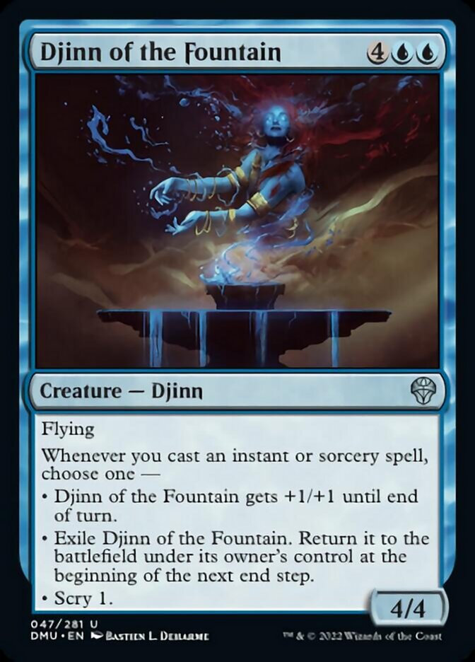 Djinn of the Fountain [Dominaria United] | Gate City Games LLC
