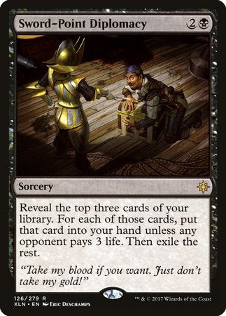 Sword-Point Diplomacy [Ixalan] | Gate City Games LLC