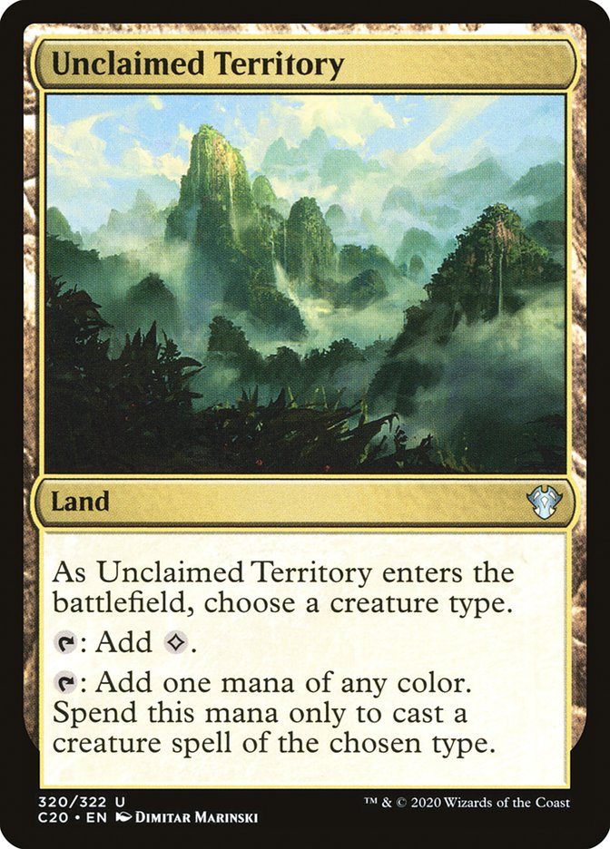 Unclaimed Territory [Commander 2020] | Gate City Games LLC