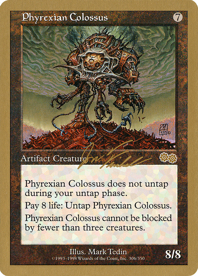 Phyrexian Colossus (Jon Finkel) [World Championship Decks 2000] | Gate City Games LLC