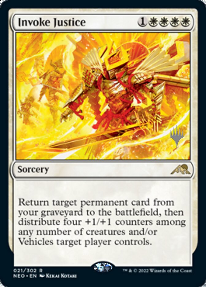 Invoke Justice (Promo Pack) [Kamigawa: Neon Dynasty Promos] | Gate City Games LLC