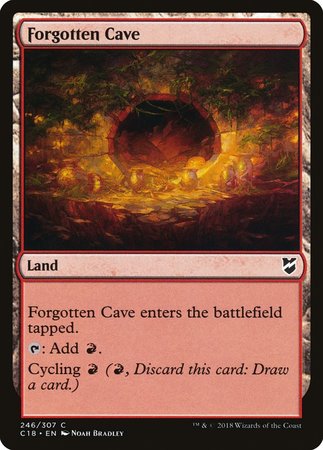 Forgotten Cave [Commander 2018] | Gate City Games LLC