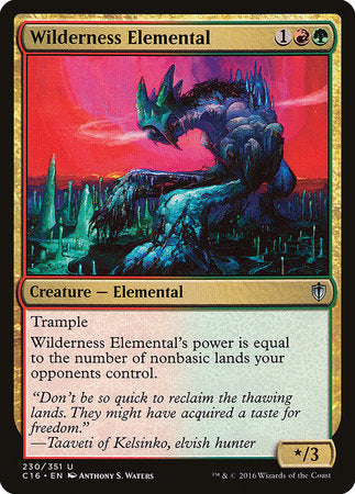 Wilderness Elemental [Commander 2016] | Gate City Games LLC