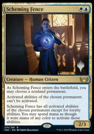 Scheming Fence (Promo Pack) [Streets of New Capenna Promos] | Gate City Games LLC