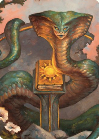 Guardian Naga Art Card [Commander Legends: Battle for Baldur's Gate Art Series] | Gate City Games LLC