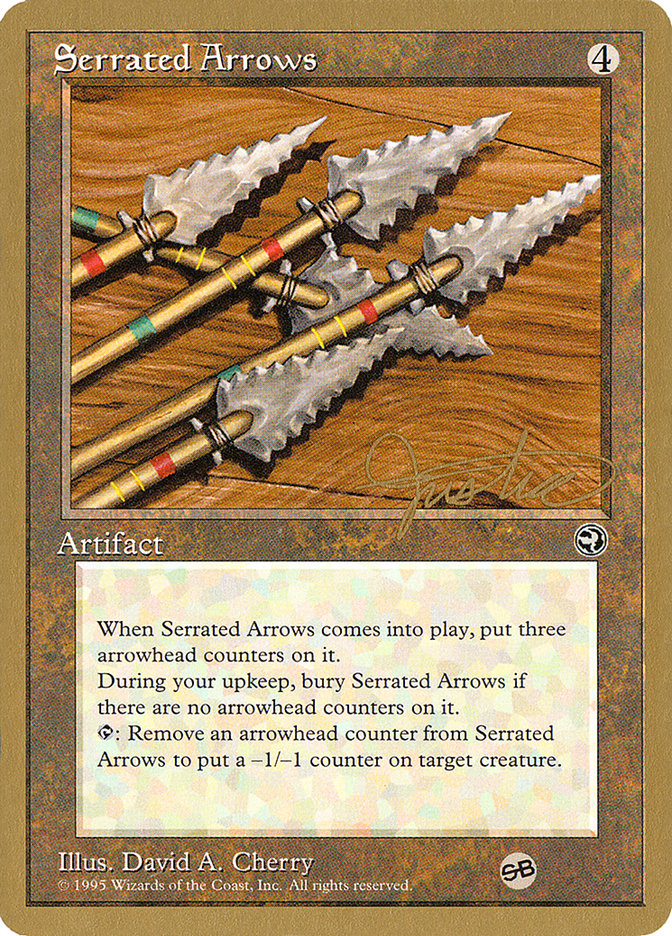 Serrated Arrows (Mark Justice) (SB) [Pro Tour Collector Set] | Gate City Games LLC