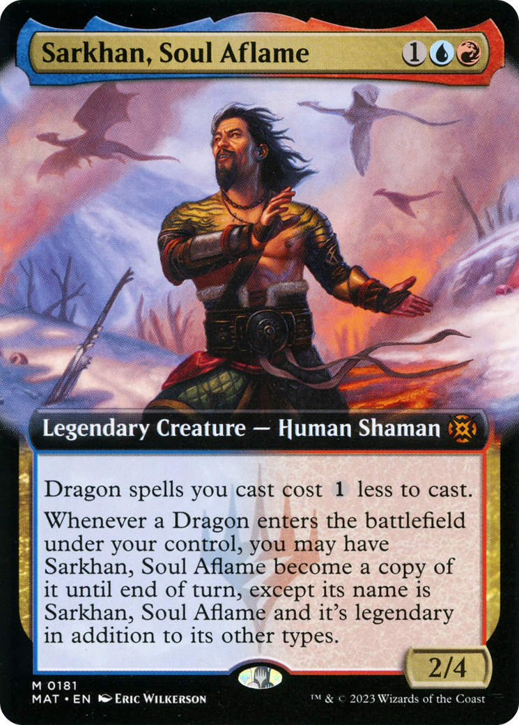 Sarkhan, Soul Aflame (Extended Art) [March of the Machine: The Aftermath] | Gate City Games LLC