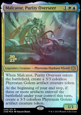Malcator, Purity Overseer [Phyrexia: All Will Be One Prerelease Promos] | Gate City Games LLC