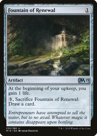 Fountain of Renewal [Core Set 2019] | Gate City Games LLC