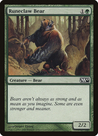 Runeclaw Bear [Magic 2010] | Gate City Games LLC