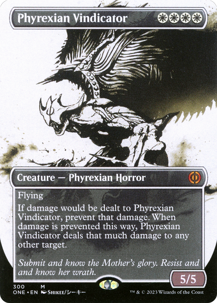 Phyrexian Vindicator (Borderless Ichor) [Phyrexia: All Will Be One] | Gate City Games LLC