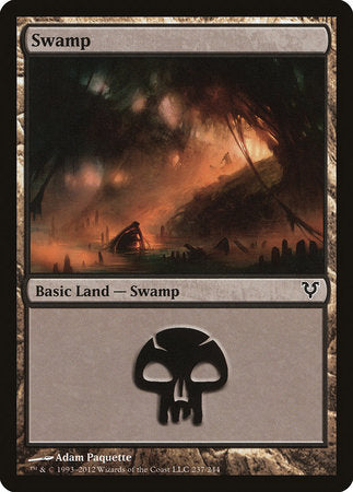 Swamp (237) [Avacyn Restored] | Gate City Games LLC