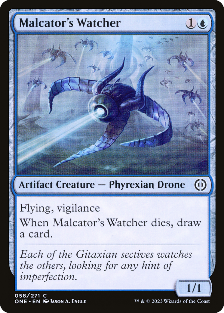 Malcator's Watcher [Phyrexia: All Will Be One] | Gate City Games LLC