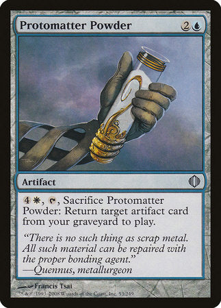 Protomatter Powder [Shards of Alara] | Gate City Games LLC