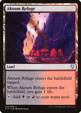 Akoum Refuge [Commander 2017] | Gate City Games LLC