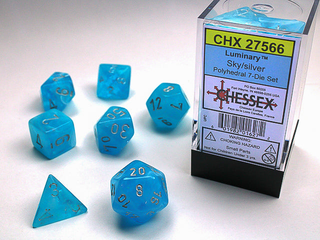 Chessex Scarab Polyhedral Dice Set | Gate City Games LLC