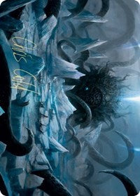 Icebreaker Kraken Art Card (Gold-Stamped Signature) [Kaldheim: Art Series] | Gate City Games LLC