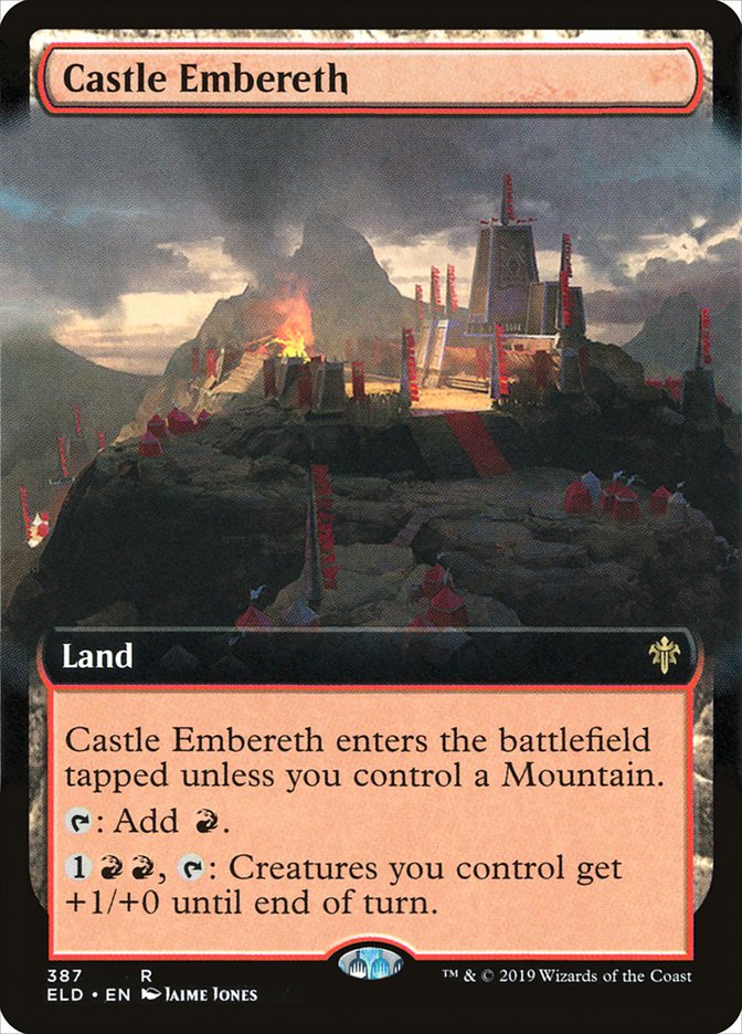 Castle Embereth (Extended Art) [Throne of Eldraine] | Gate City Games LLC