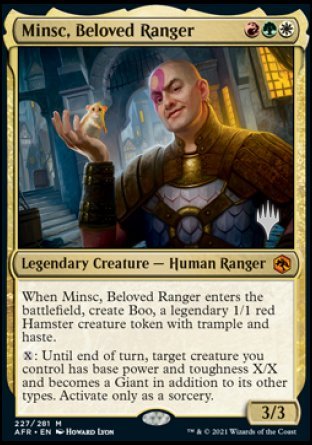 Minsc, Beloved Ranger (Promo Pack) [Dungeons & Dragons: Adventures in the Forgotten Realms Promos] | Gate City Games LLC