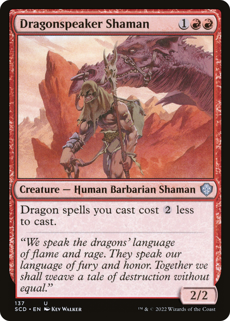 Dragonspeaker Shaman [Starter Commander Decks] | Gate City Games LLC