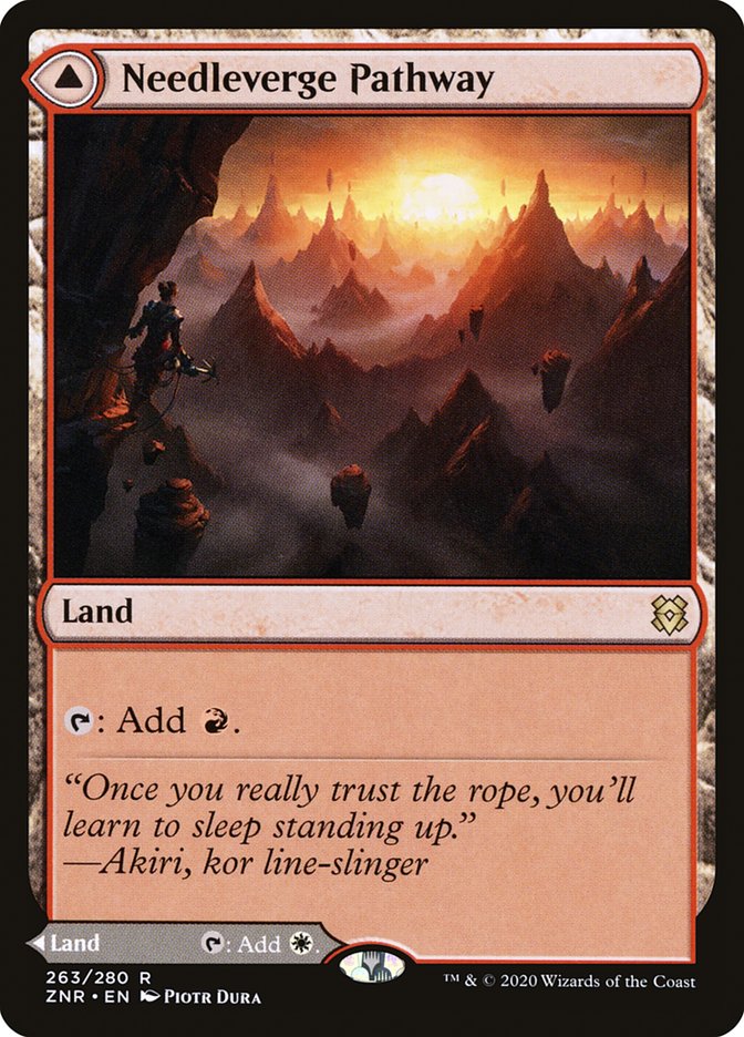 Needleverge Pathway // Pillarverge Pathway [Zendikar Rising] | Gate City Games LLC