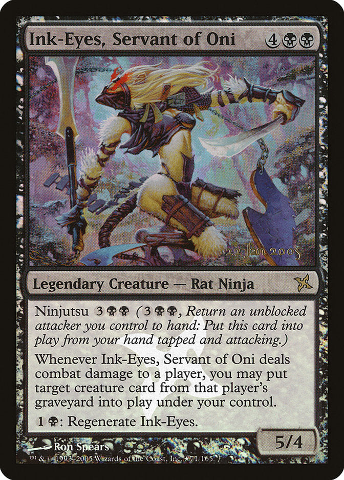 Ink-Eyes, Servant of Oni [Betrayers of Kamigawa Promos] | Gate City Games LLC