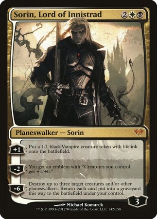 Sorin, Lord of Innistrad [Dark Ascension] | Gate City Games LLC