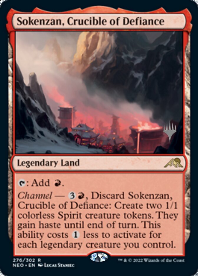 Sokenzan, Crucible of Defiance (Promo Pack) [Kamigawa: Neon Dynasty Promos] | Gate City Games LLC