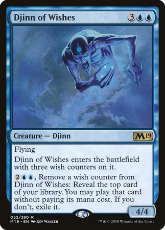 Djinn of Wishes [Core Set 2019] | Gate City Games LLC