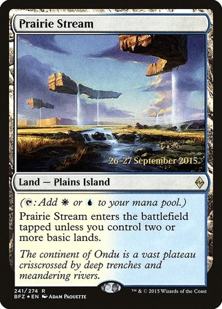 Prairie Stream [Battle for Zendikar Promos] | Gate City Games LLC